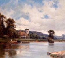 Medmenham Abbey and Ferry on the Thames