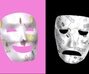 HOLLIE'S HAPPY_SAD MASK